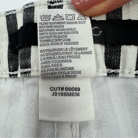 BILLABONG Stripe High-Rise Y2K Style Cotton-Blend Denim Shorts | Size US 25 - Picture 13 of 15